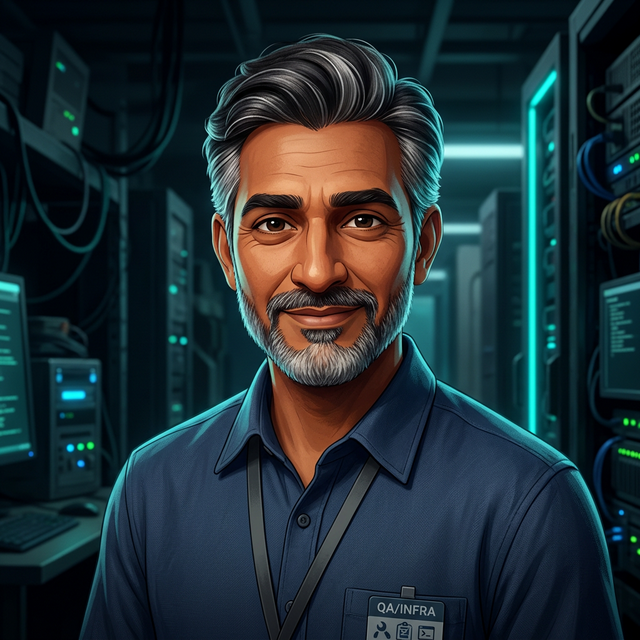 Animated portrait of Dr. Rajan Iyer — AI Advisor