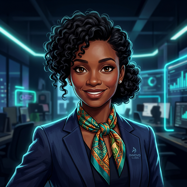 Animated portrait of Nadia Okafor-Chen — AI Advisor